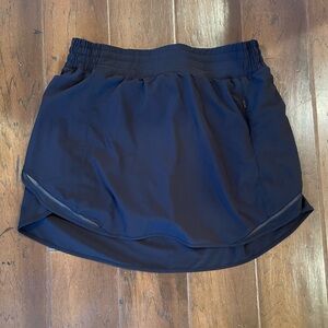 Lululemon Hotty Hot High Rise Skirt Womens Size 10 Long Black